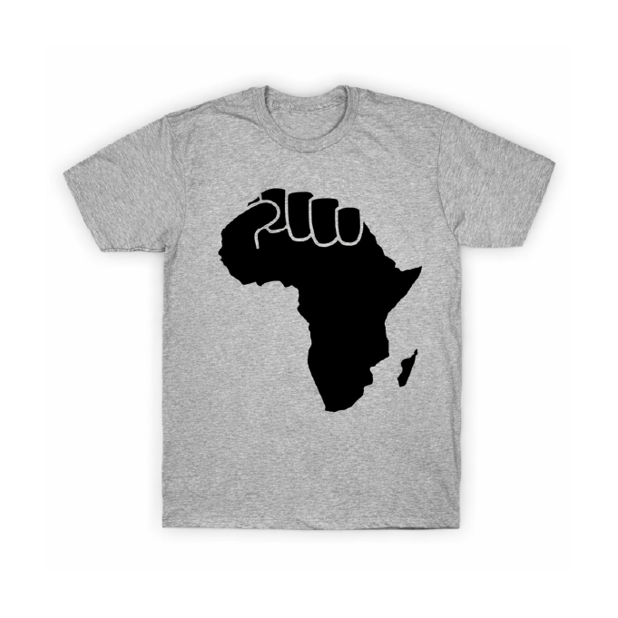 African Map Black T-shirt